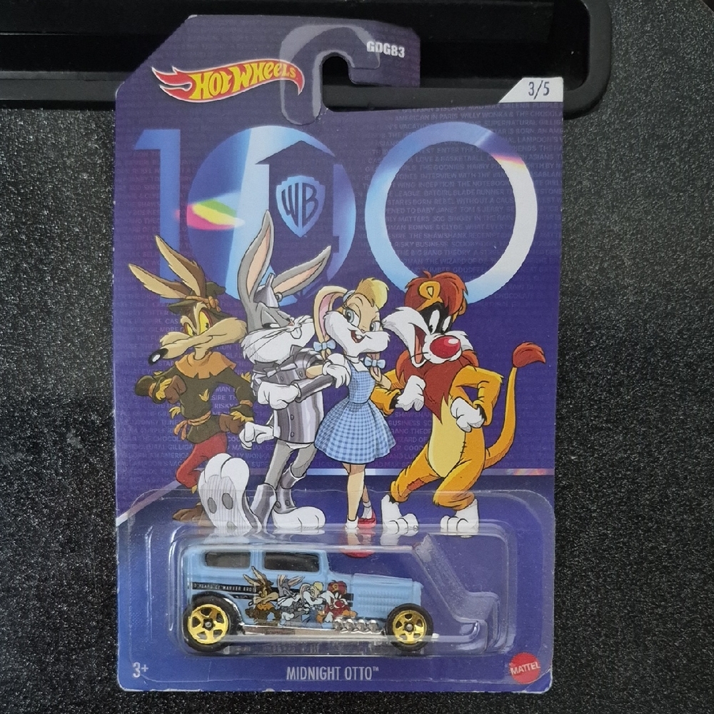 HOT WHEELS WB100 Years Midnight Otto in Light Blue